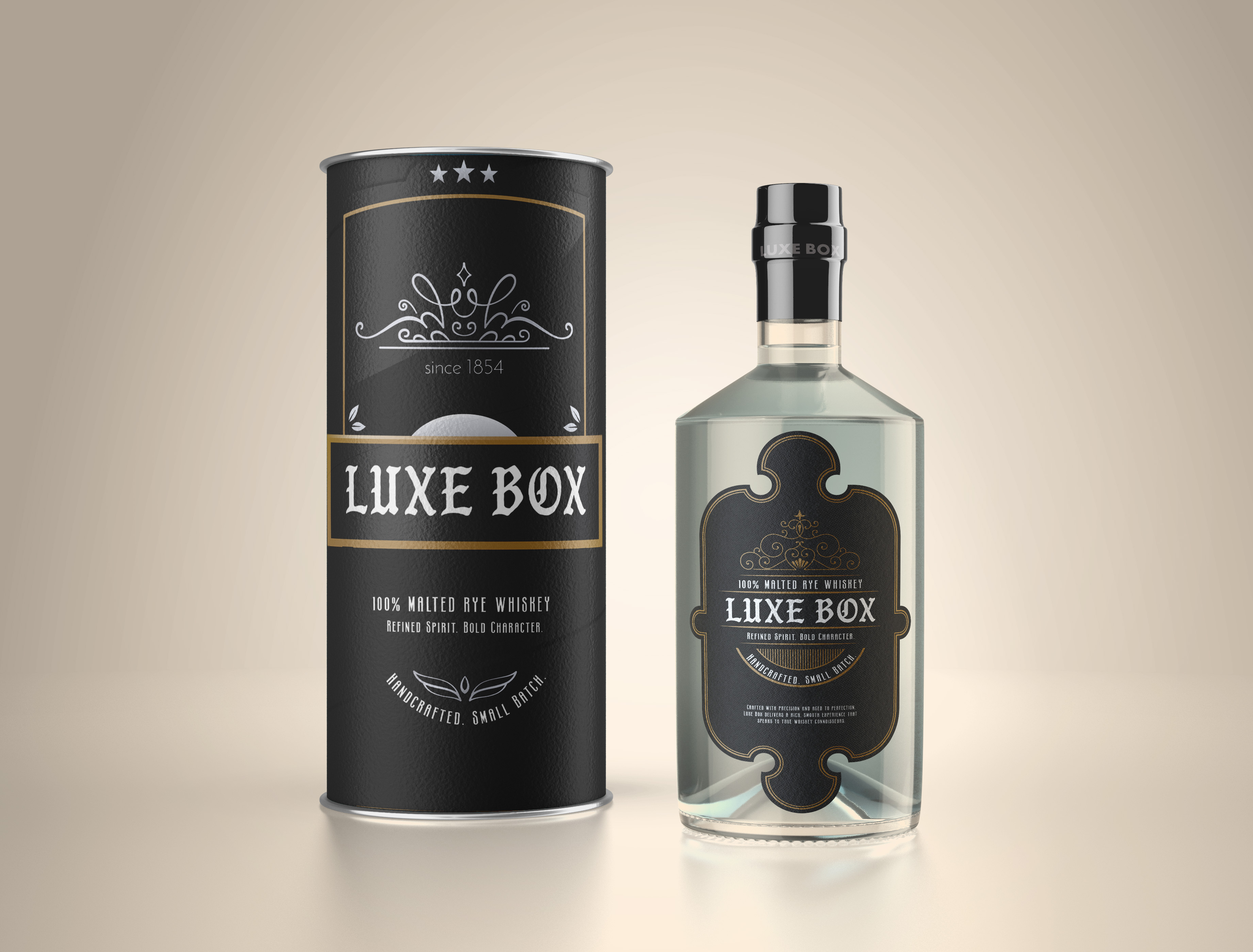 Luxury spirit packaging box